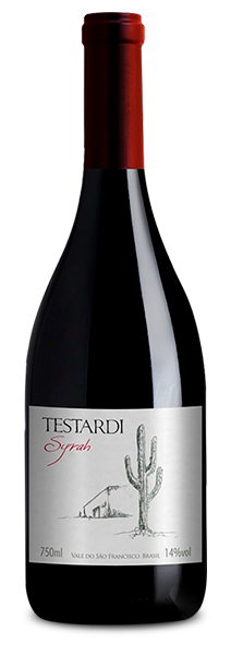 Foto da garrafa do Vinho Testardi Syrah