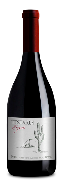 Foto da garrafa do Vinho Testardi Syrah