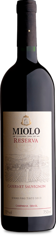 Foto da Garrafa do Miolo Reserva Cabernet Sauvignon