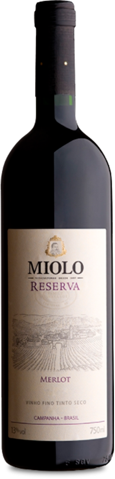 Foto da Garrafa do Miolo Reserva Merlot